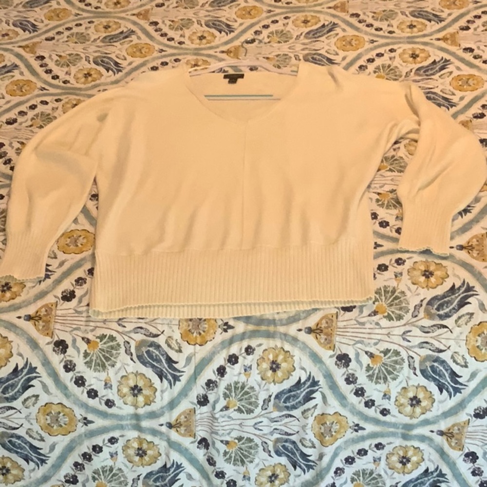Ann Taylor Factory women’s Long Sleeve V-Neck Sweater women’s  (smoke free home)